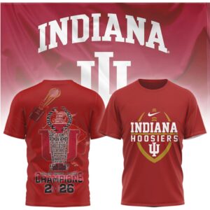 Indiana Hoosiers 2026 College Football Playoff Champions Shirt