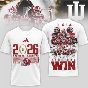 Indiana Hoosiers 2026 National Champions WIN Roster T Shirt