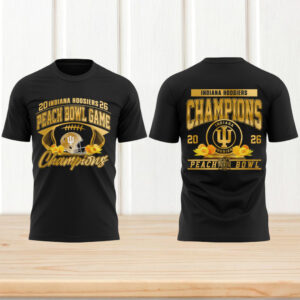 Indiana Hoosiers 2026 Peach Bowl Champions Shirt Indiana Hoosiers 2026 Peach Bowl Champions Shirt