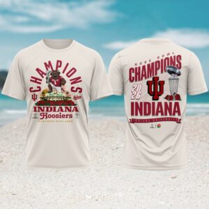 Indiana Hoosiers 2026 Rose Bowl Champions Fan Gift Shirt