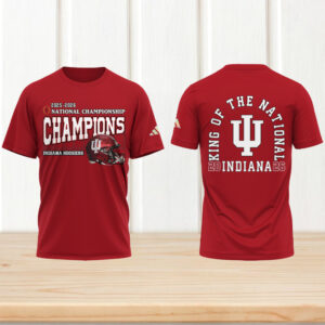 Indiana Hoosiers 2026 king of the national red tshirt