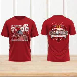 Indiana Hoosiers 2026 ncaa national champions red tshirt