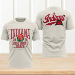Indiana Hoosiers 2026 rose bowl game relentless cream tshirt
