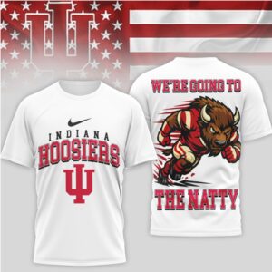 Indiana Hoosiers Official NCAA WE’RE GOING TO THE NATTY 3D Shirt
