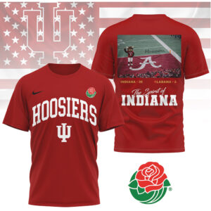 Indiana Hoosiers Rose Bowl The Spirit Of Indiana Mascot Victory Score Shirt