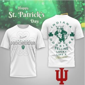 Indiana Hoosiers St. Patrick’s Day Lucky Like A Hoosier Mascot Fan Shirt Indiana Hoosiers St. Patrick’s Day Lucky Like A Hoosier Mascot Fan Shirt