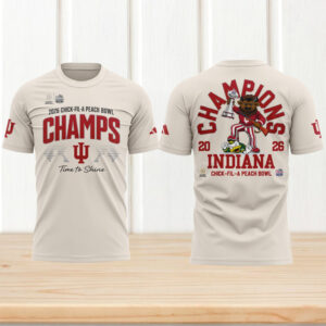 Indiana Hoosiers national champions 2025 black shirt
