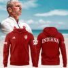 Indiana Hoosiers 2025 national champions gold crest maroon hoodie Indiana Hoosiers 2025 national champions gold crest maroon hoodie