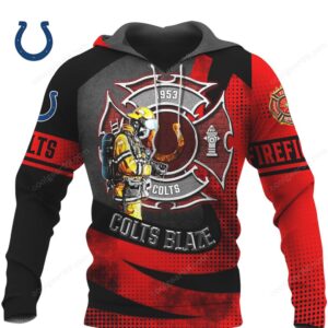 Indianapolis Colts Blaze Line NFL Hoodie Indianapolis Colts Blaze Line NFL Hoodie