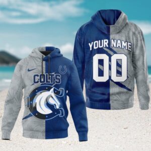 Indianapolis Colts Custom Name NFL Hoodie