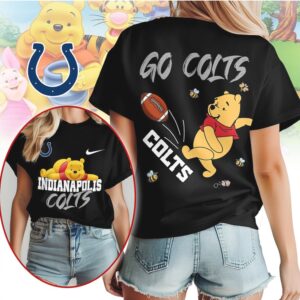 Indianapolis Colts Football Official NFL Winnie The Pooh Shirt
