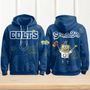 Indianapolis Colts Football SpongeBob Hoodie Cutest Drop of the Year Hoodie