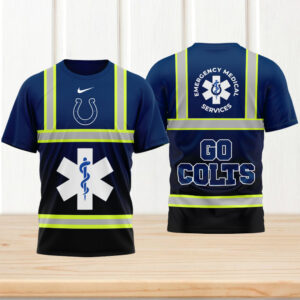Indianapolis Colts Gameday Playoffs 2026 NFL National EMT & Paramedic Day 3D Shirt Indianapolis Colts Gameday Playoffs 2026 NFL National EMT & Paramedic Day 3D Shirt