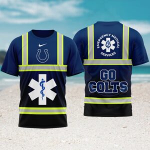 Indianapolis Colts Gameday Playoffs 2026 NFL National EMT & Paramedic Day 3D Shirt