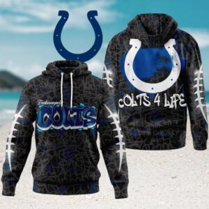 Indianapolis Colts My Team 4 Life NFL Game Match Hoodie