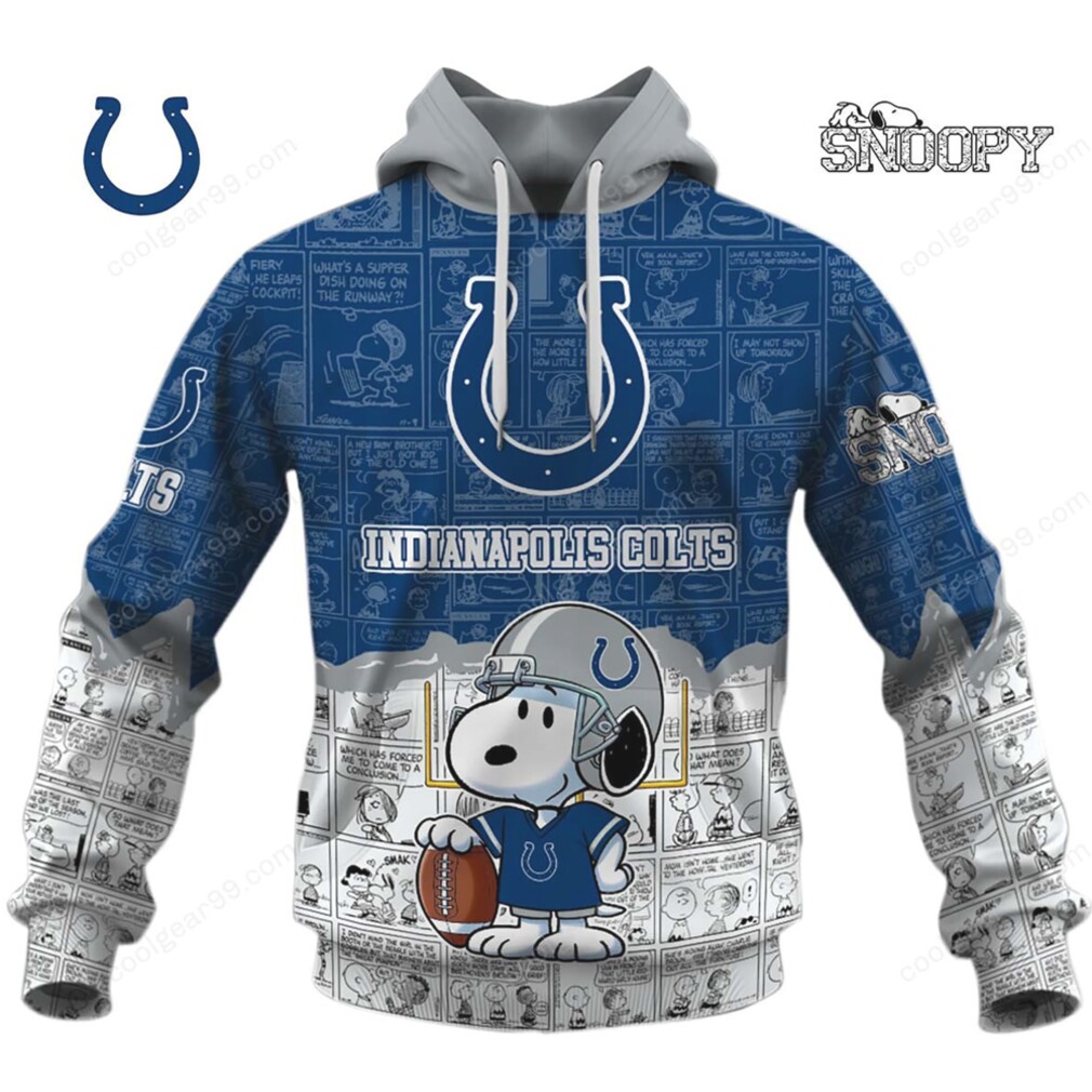 Indianapolis Colts Snoopy NFL Hoodie Indianapolis Colts Snoopy NFL Hoodie