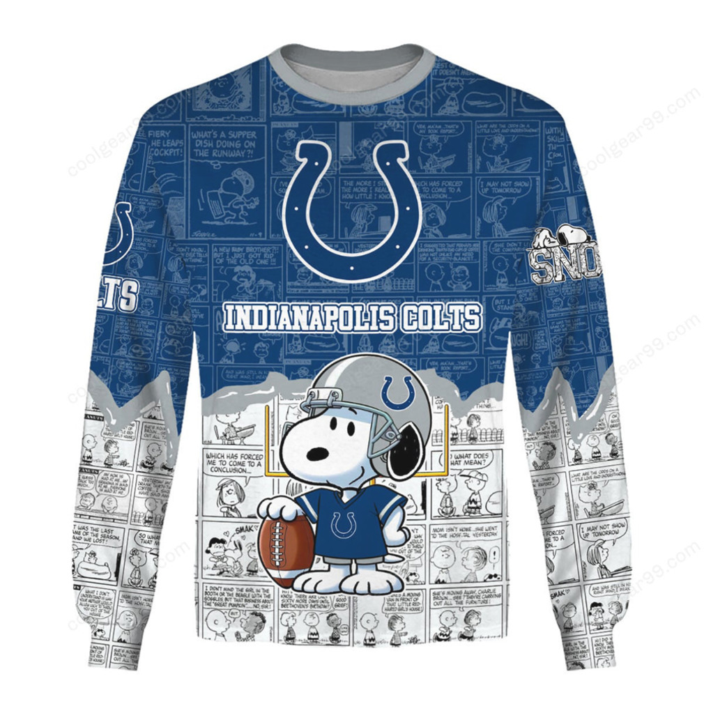 Indianapolis Colts Snoopy NFL Hoodie Indianapolis Colts Snoopy NFL Hoodie