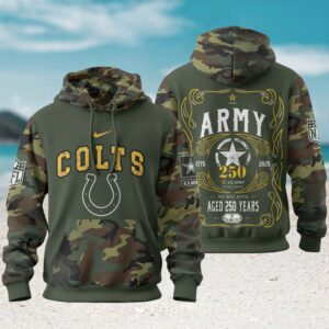 Indianapolis Colts US Army 250th Anniversary NFL Hoodie