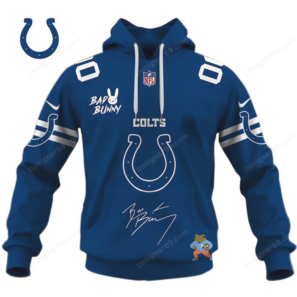 Indianapolis Colts x Bad Bunny Super Bowl 2026 NFL Hoodie Indianapolis Colts x Bad Bunny Super Bowl 2026 NFL Hoodie