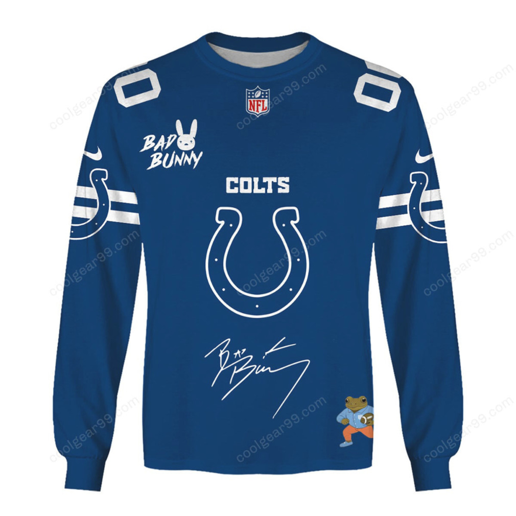 Indianapolis Colts x Bad Bunny Super Bowl 2026 NFL Hoodie Indianapolis Colts x Bad Bunny Super Bowl 2026 NFL Hoodie