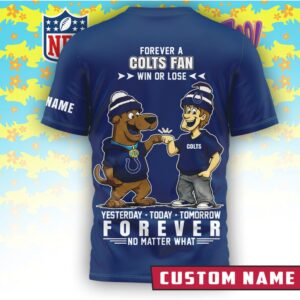 Indianapolis Colts x Scooby Doo Official 3D Shirt
