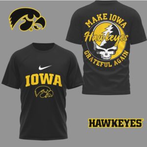 Iowa Hawkeyes Official Grateful Game Day 3D Shirt