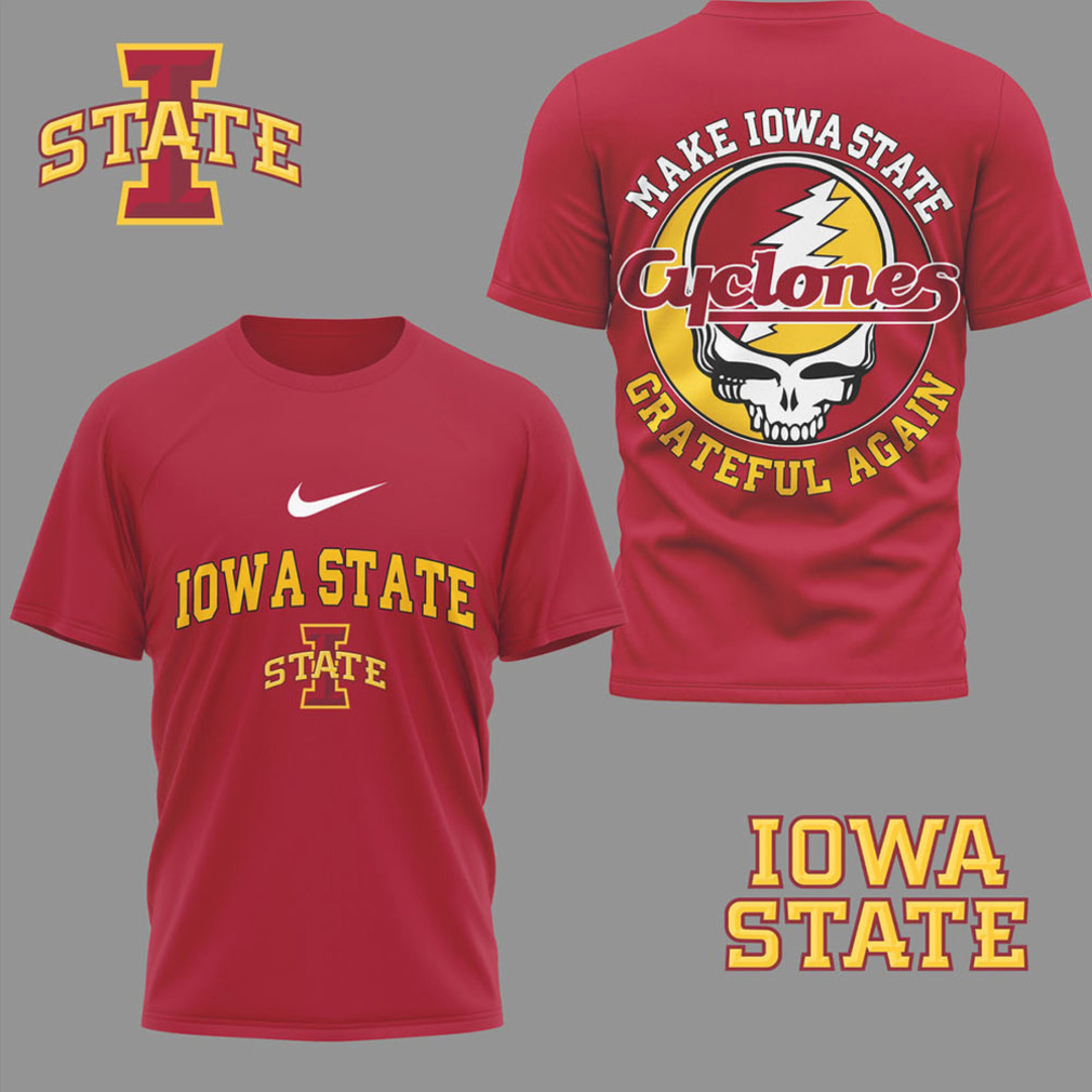 Iowa State Cyclones Official Grateful Game Day 3D Shirt Iowa State Cyclones Official Grateful Game Day 3D Shirt