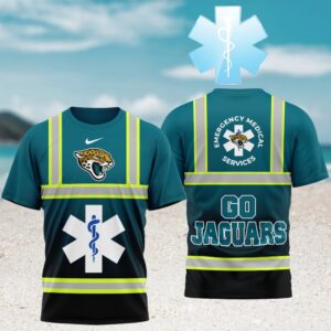 Jacksonville Jaguars Gameday Playoffs 2026 NFL National EMT & Paramedic Day 3D Shirt