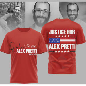Justice For Alex Pretti Memorial Medical Stethoscope Graphic Tribute Awareness Support Unisex T Shirt