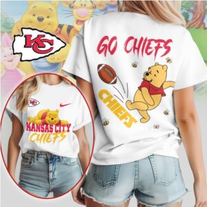 Kansas City Chiefs Football Official NFL Winnie The Pooh Fan Shirt