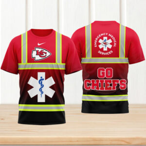 Kansas City Chiefs Gameday Playoffs 2026 NFL National EMT & Paramedic Day 3D Shirt Kansas City Chiefs Gameday Playoffs 2026 NFL National EMT & Paramedic Day 3D Shirt