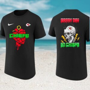 Kansas City Chiefs Green Day Music Collaboration Vintage Style NFL Game Day Shirt