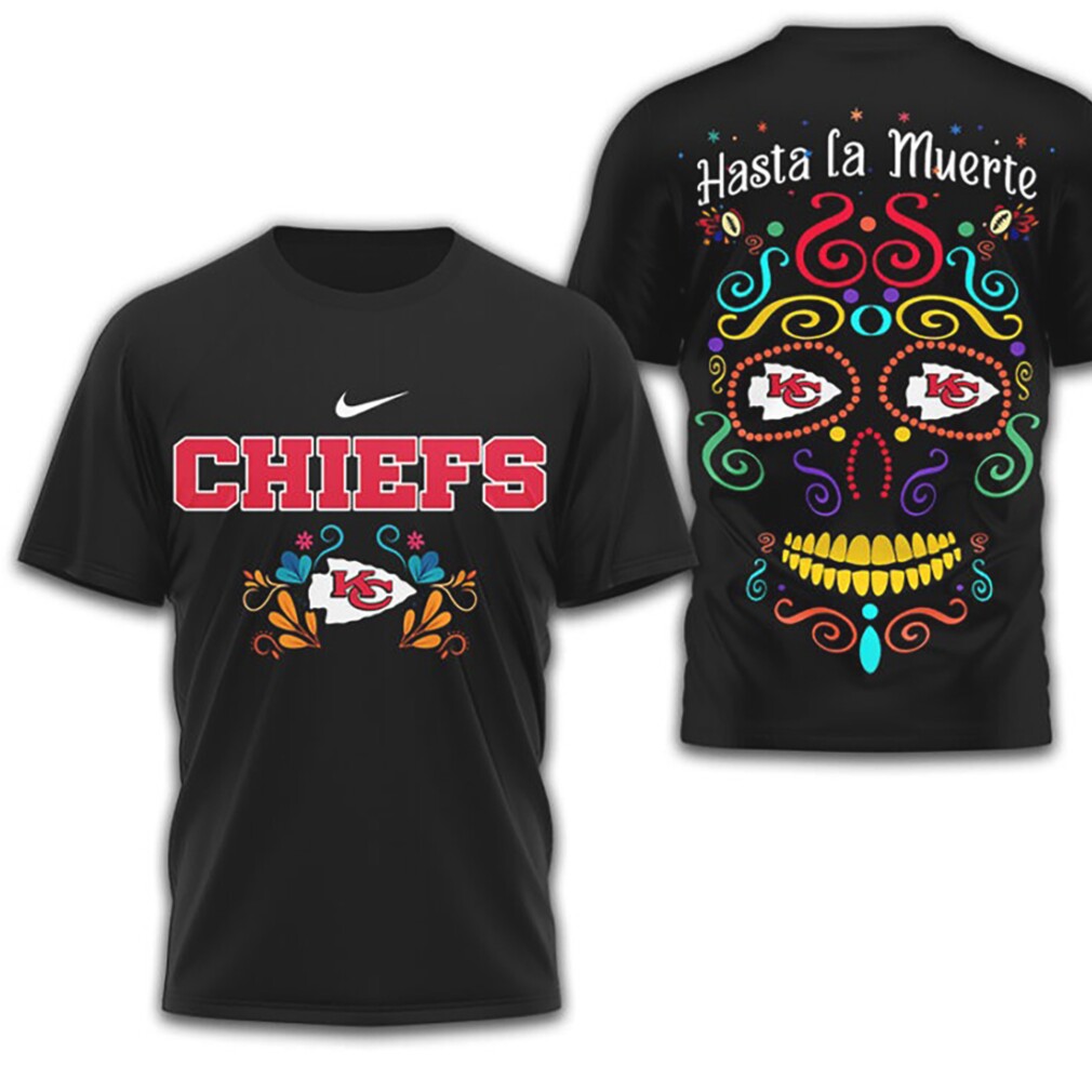 Kansas City Chiefs Official NFL Day of the Dead 3D Shirt Kansas City Chiefs Official NFL Day of the Dead 3D Shirt