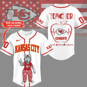 Kansas City Chiefs Official NFL Teacher Appreciation Month Jersey Shirt Kansas City Chiefs Official NFL Teacher Appreciation Month Jersey Shirt