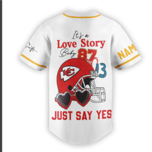 Kansas City Chiefs Official Taylor Swift Travis Kelce Jersey Shirt Kansas City Chiefs Official Taylor Swift Travis Kelce Jersey Shirt