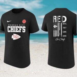 Kansas City Chiefs RED Remember Everyone Deployed Military Appreciation Firefighter Fan T Shirt