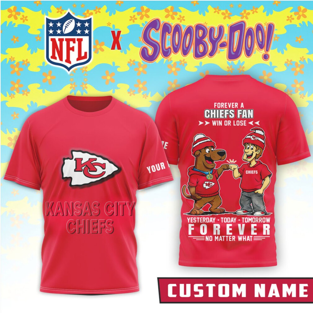 Kansas City Chiefs x Scooby Doo Official 3D Shirt Kansas City Chiefs x Scooby Doo Official 3D Shirt