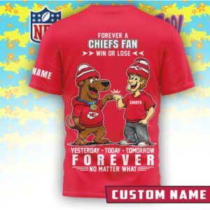 Kansas City Chiefs x Scooby Doo Official 3D Shirt