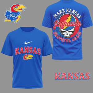 Kansas Jayhawks Official Grateful Game Day 3D Shirt