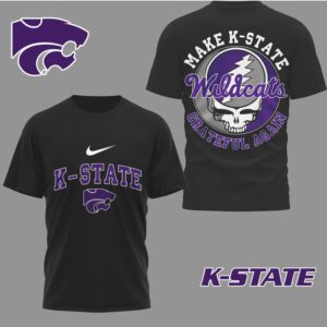 Kansas State Wildcats Official Grateful Game Day 3D Shirt