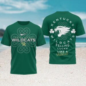 Kentucky Wildcats St. Patrick’s Day Lucky Like A Wildcat Green Mascot Fan Shirt Kentucky Wildcats St. Patrick’s Day Lucky Like A Wildcat Green Mascot Fan Shirt