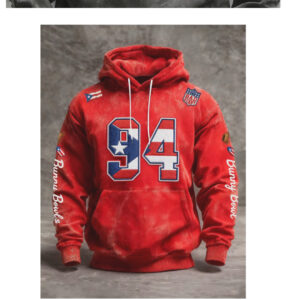 Vintage 90s Puerto Rico Flag Number 94 Graphic Hoodie Game Day Sweatshirt Vintage 90s Puerto Rico Flag Number 94 Graphic Hoodie Game Day Sweatshirt