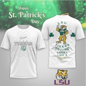 LSU Tigers St. Patrick’s Day Lucky Like A Tiger Mascot Fan LSU Tigers St. Patrick’s Day Lucky Like A Tiger Mascot Fan