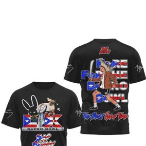 Bad Bunny Super Bowl Half Time World Tour Vintage 90s Friend Gift T Shirt