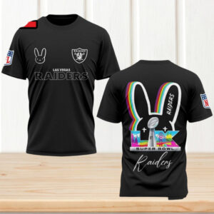 Las Vegas Raiders Bad Bunny Super Bowl LX T Shirt NFL Fan Graphic T Shirt