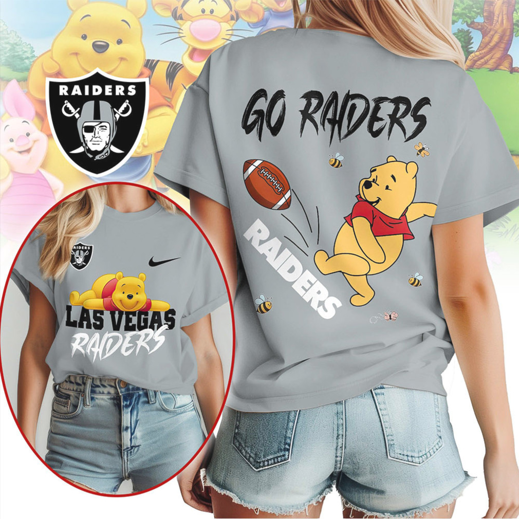 Las Vegas Raiders Football Official NFL Winnie The Pooh Shirt Las Vegas Raiders Football Official NFL Winnie The Pooh Shirt