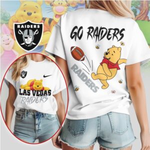 Las Vegas Raiders Football Official NFL Winnie The Pooh Shirt