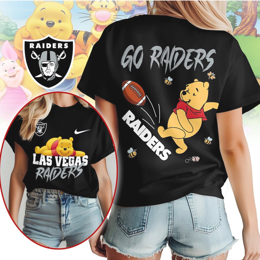 Las Vegas Raiders Football Official NFL Winnie The Pooh Shirt Las Vegas Raiders Football Official NFL Winnie The Pooh Shirt
