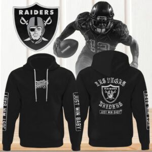 Las Vegas Raiders Just Win Baby NFL Hoodie Las Vegas Raiders Just Win Baby NFL Hoodie