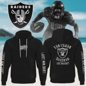 Las Vegas Raiders Just Win Baby NFL Hoodie
